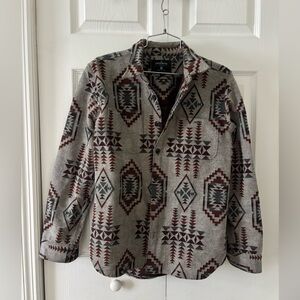 Pendleton Geometric Wool shirt/jacket
